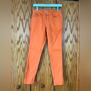 Signature Studio Orange Ankle Skinny Jeans